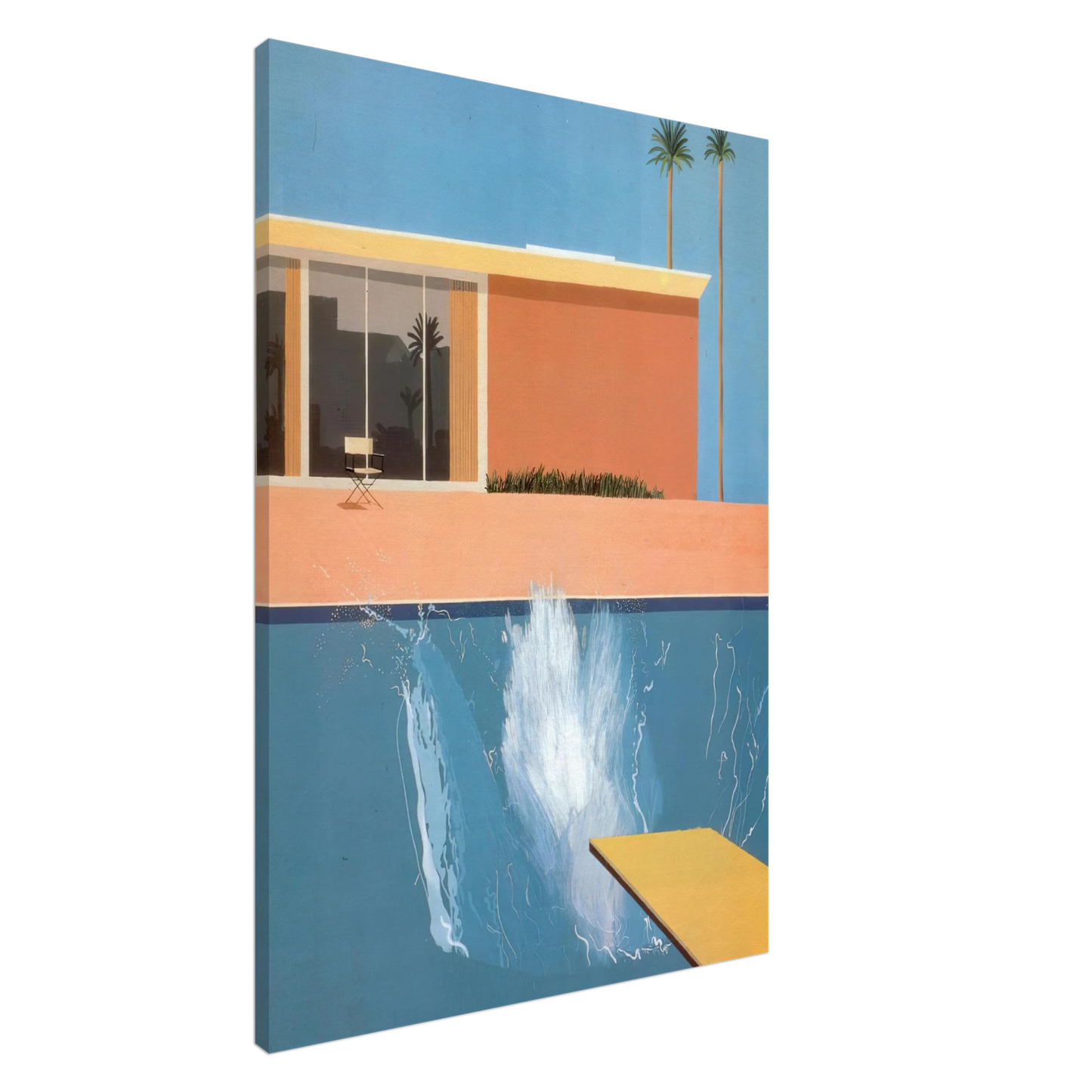 David Hockney - David Hockney Canvas - 20x30 cm / 8x12 inches-canvas