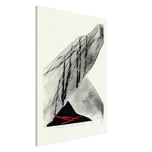 Toko Shinoda - Snow - 1982 Canvas - 20x30 cm / 8x12 inches-canvas