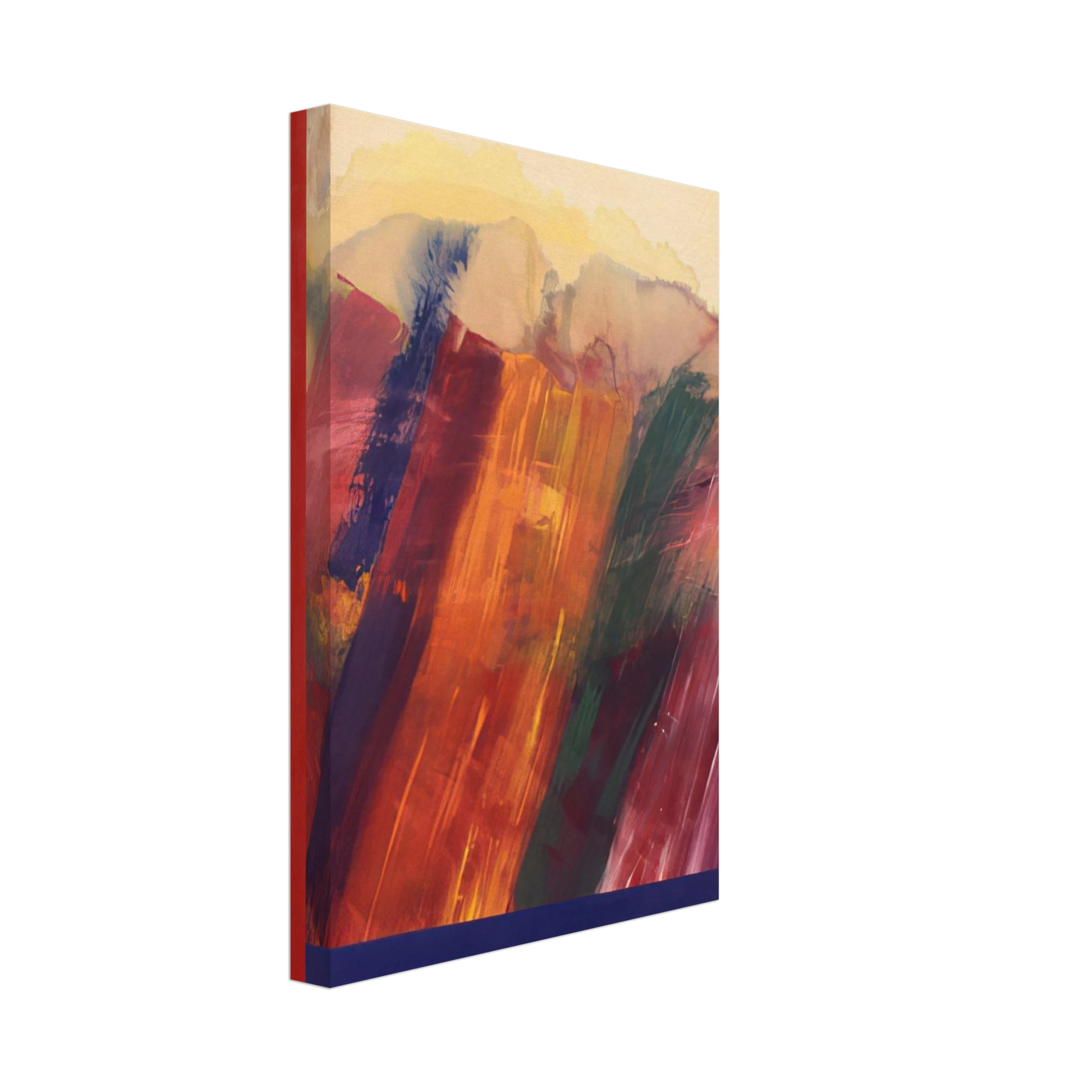 Ronnie Landfield - Garden of Delight - 1971 Canvas - 40x60 cm / 16x24 inches-canvas