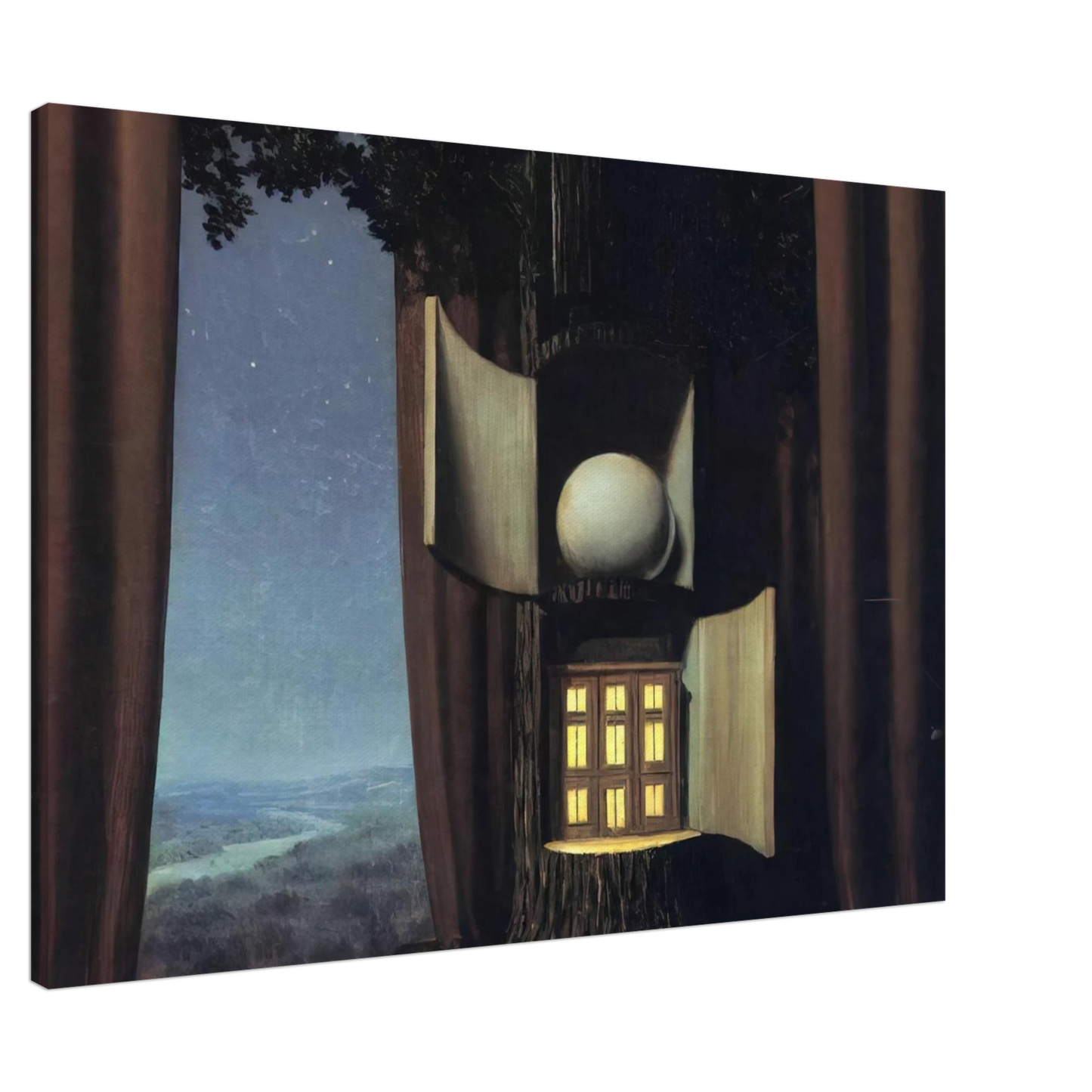 Rene Magritte - THE VOICE OF BLOOD 1948 1 Canvas - 20x30 cm / 8x12 inches-canvas