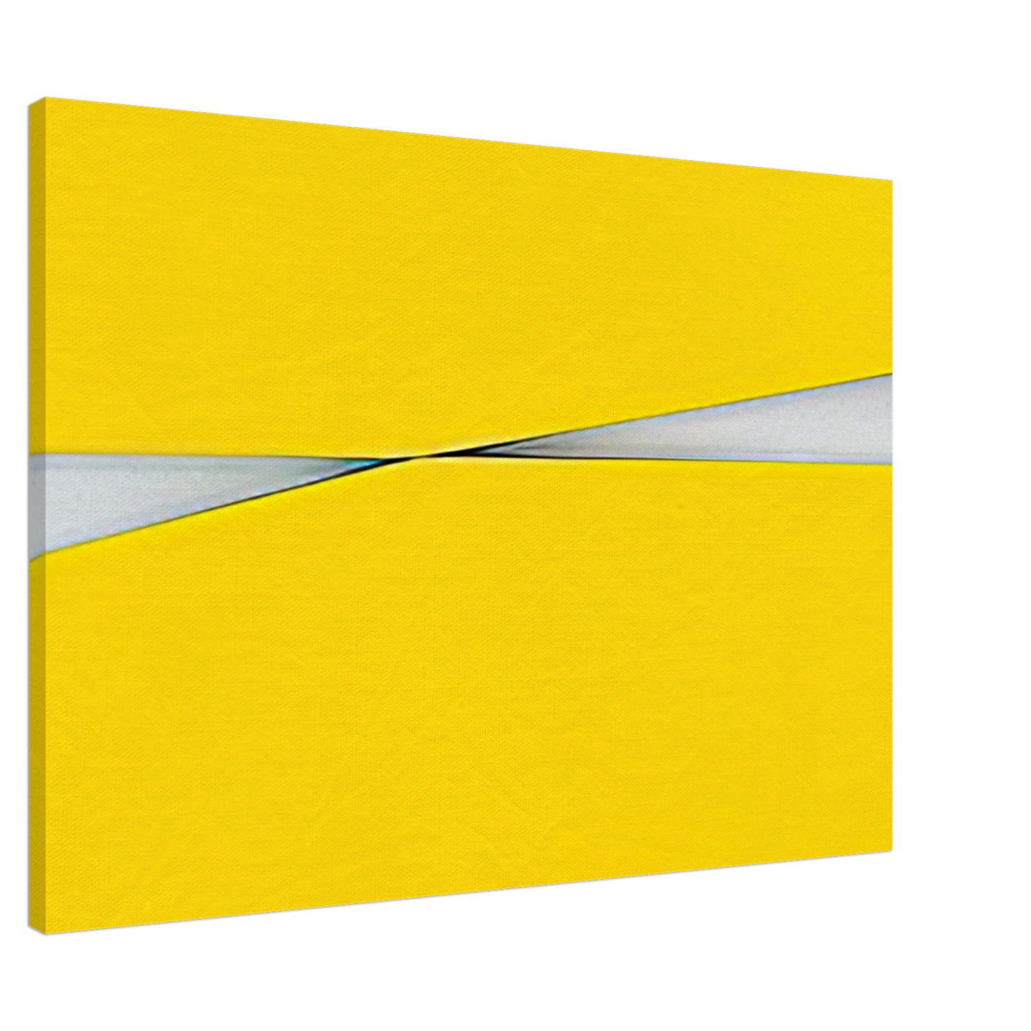Carmen Herrera - Amarillo - 1971 Canvas - 20x30 cm / 8x12 inches-canvas