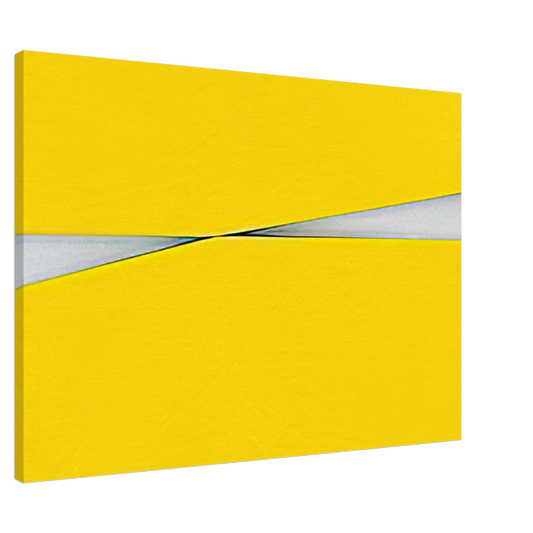 Carmen Herrera - Amarillo - 1971 Canvas - 20x30 cm / 8x12 inches-canvas