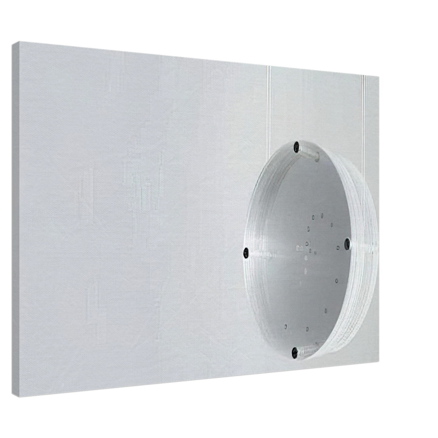 Mira Schendel - Disco Zero - 1971 Canvas - Default Title-canvas