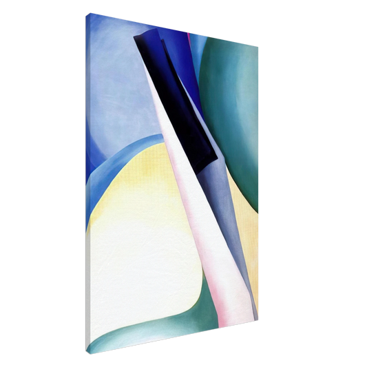 Georgia O'Keeffe - Black Spot No. 2 Canvas - 20x30 cm / 8x12 inches-canvas