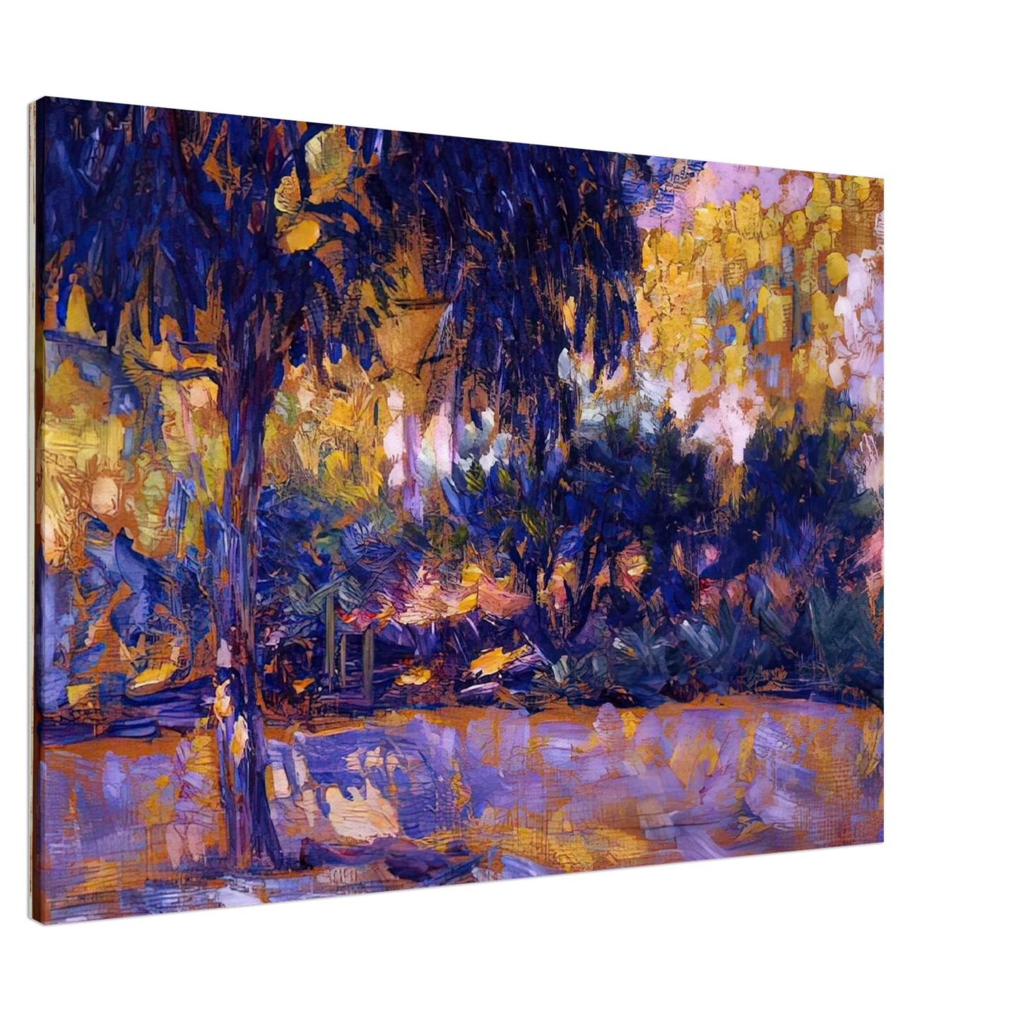 Henri Matisse - LANDSCAPE WITH EUCALYPTUS TREES AND RIVER TREES IN FRONT OF A RIVER 1908 Canvas - 20x30 cm / 8x12 inches-canvas