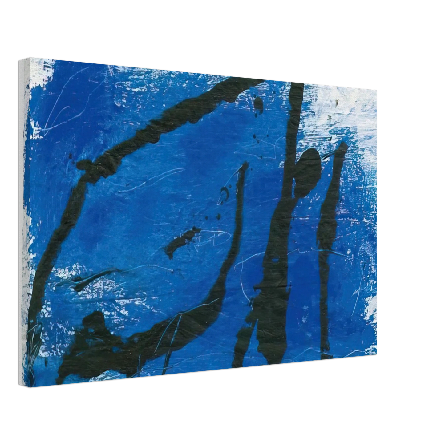 Emil Schumacher - G-7 - 1987 Canvas - 40x60 cm / 16x24 inches-canvas