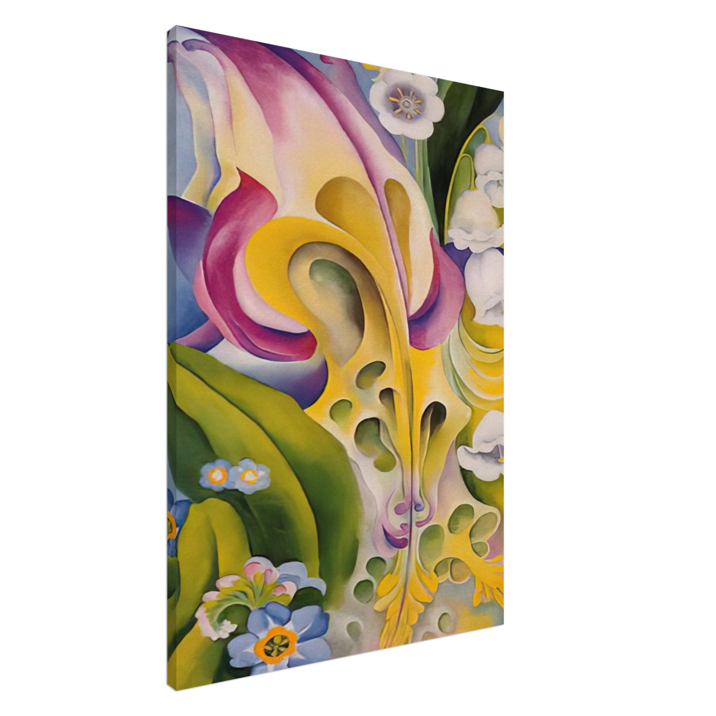 Georgia O'Keeffe - From the Old Garden No 2 Canvas - 20x30 cm / 8x12 inches-canvas