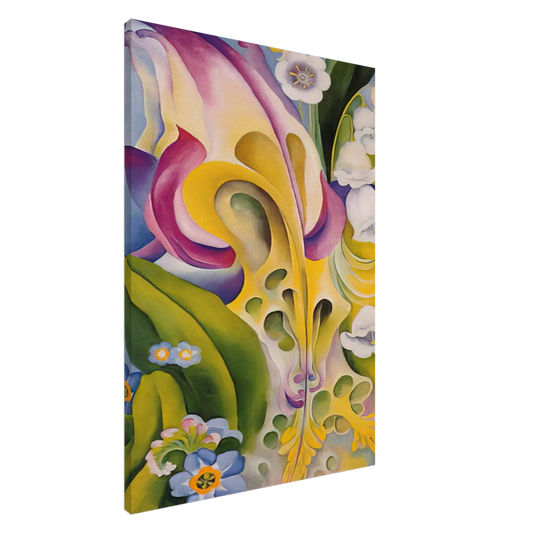 Georgia O'Keeffe - From the Old Garden No 2 Canvas - 20x30 cm / 8x12 inches-canvas