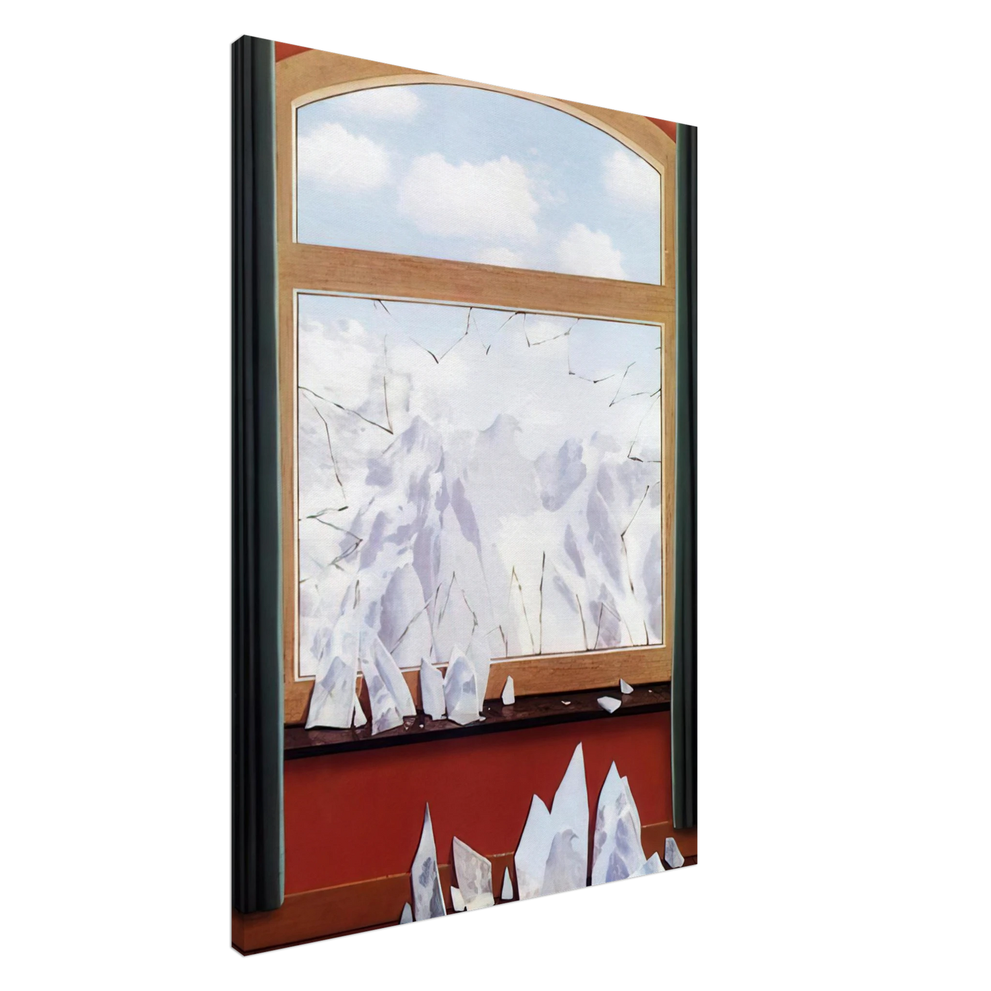 Rene Magritte - THE DOMAIN OF ARNHEIM 1949 Canvas - 20x30 cm / 8x12 inches-canvas