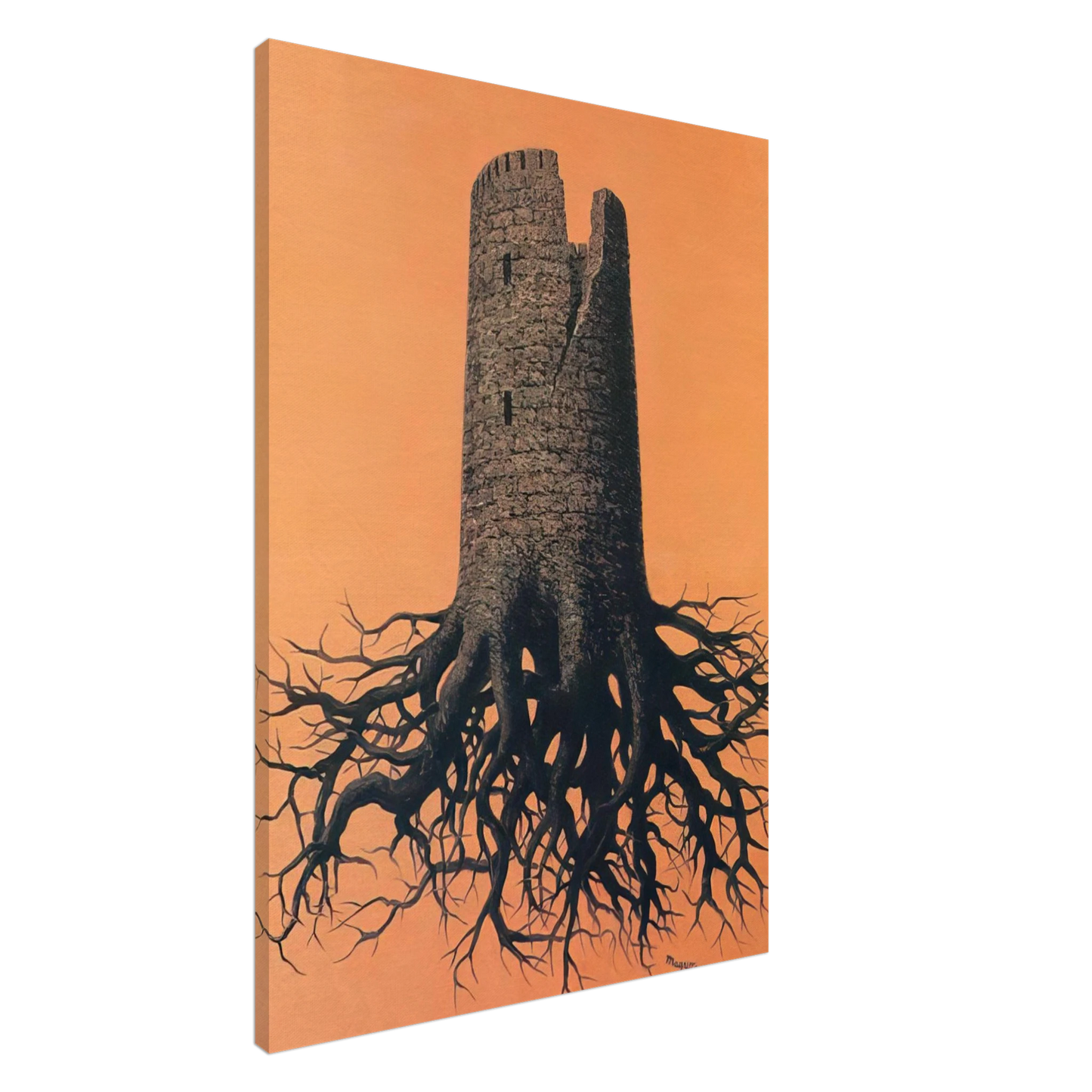 Rene Magritte - ALMAYER S FOLLY 1951 Canvas - 20x30 cm / 8x12 inches-canvas