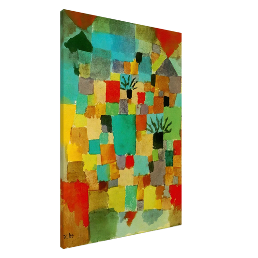 Paul Klee - SOUTHERN TUNISIAN GARDENS 1919 Canvas - 20x30 cm / 8x12 inches-canvas