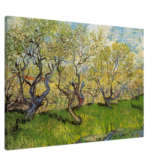 Vincent van Gogh - Orchard in Blossom Canvas - 20x30 cm / 8x12 inches-canvas