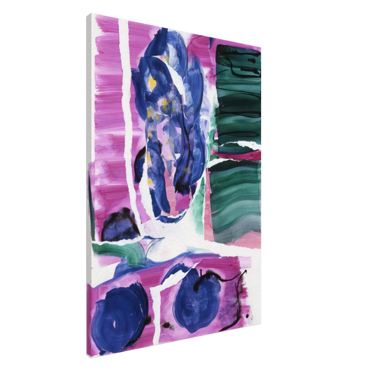 Grace Hartigan - VARIATIONS I ON CLARKS COVE 1962 Canvas - 20x30 cm / 8x12 inches-canvas