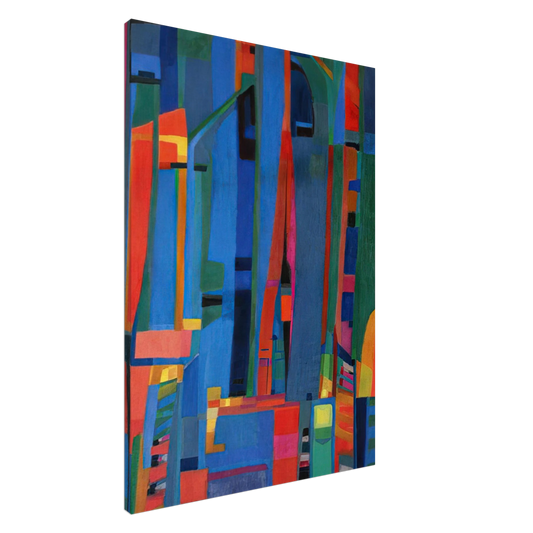 Alfred Manessier - Salve Regina - 1945 Canvas - 20x30 cm / 8x12 inches-canvas