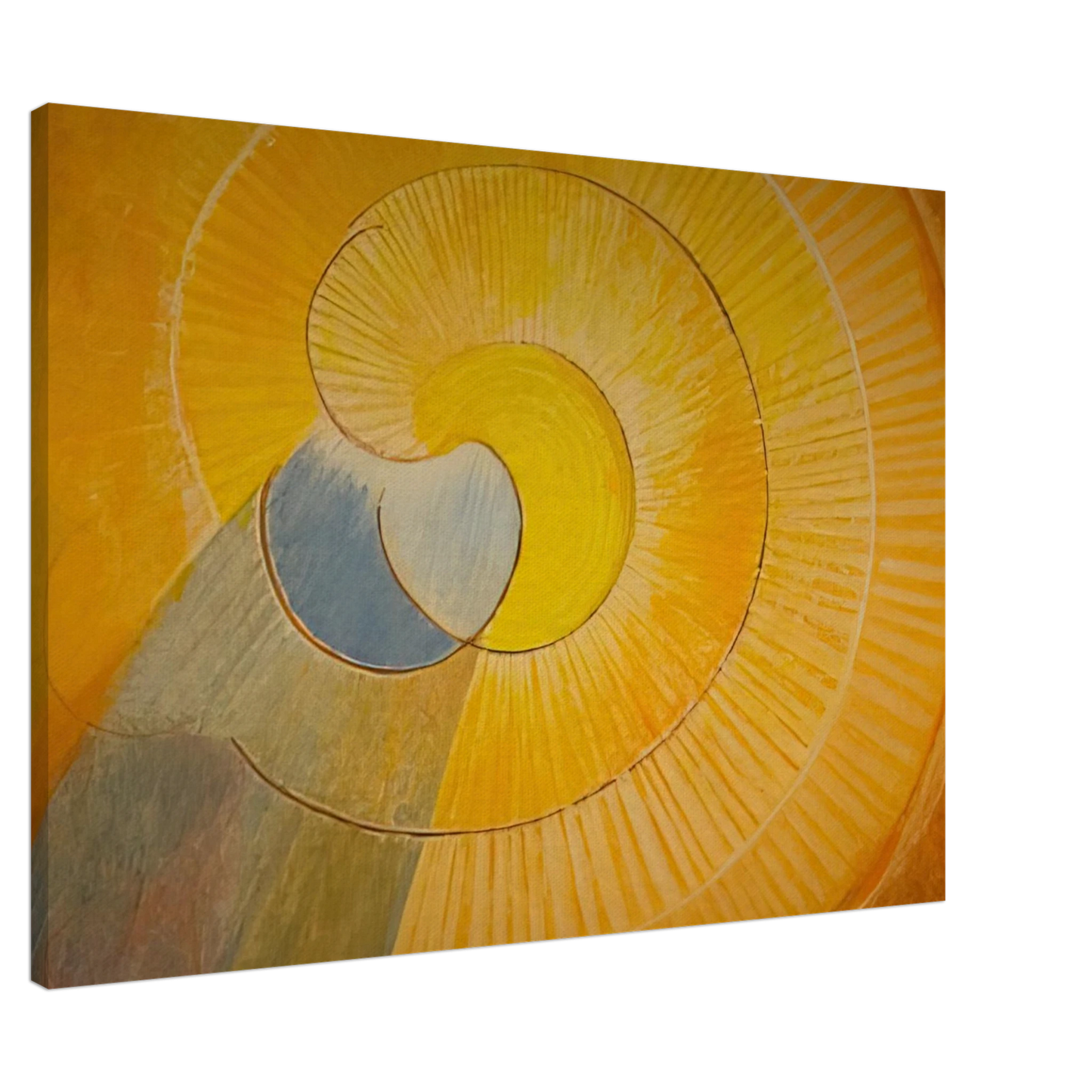 Lawren Harris - Abstraction - 1964 Canvas - 20x30 cm / 8x12 inches-canvas