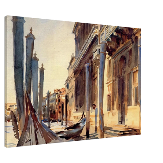 John Singer Sargent - Grand Canal, Venice Canvas - 20x30 cm / 8x12 inches-canvas
