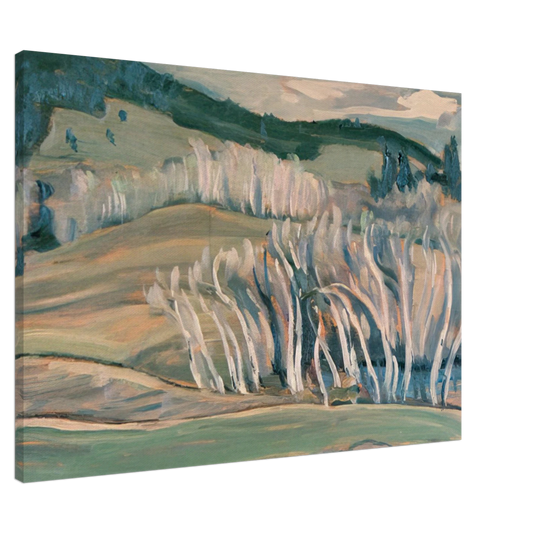 A.Y. Jackson - Spring, Caribou Country - 1949 Canvas - 20x30 cm / 8x12 inches-canvas