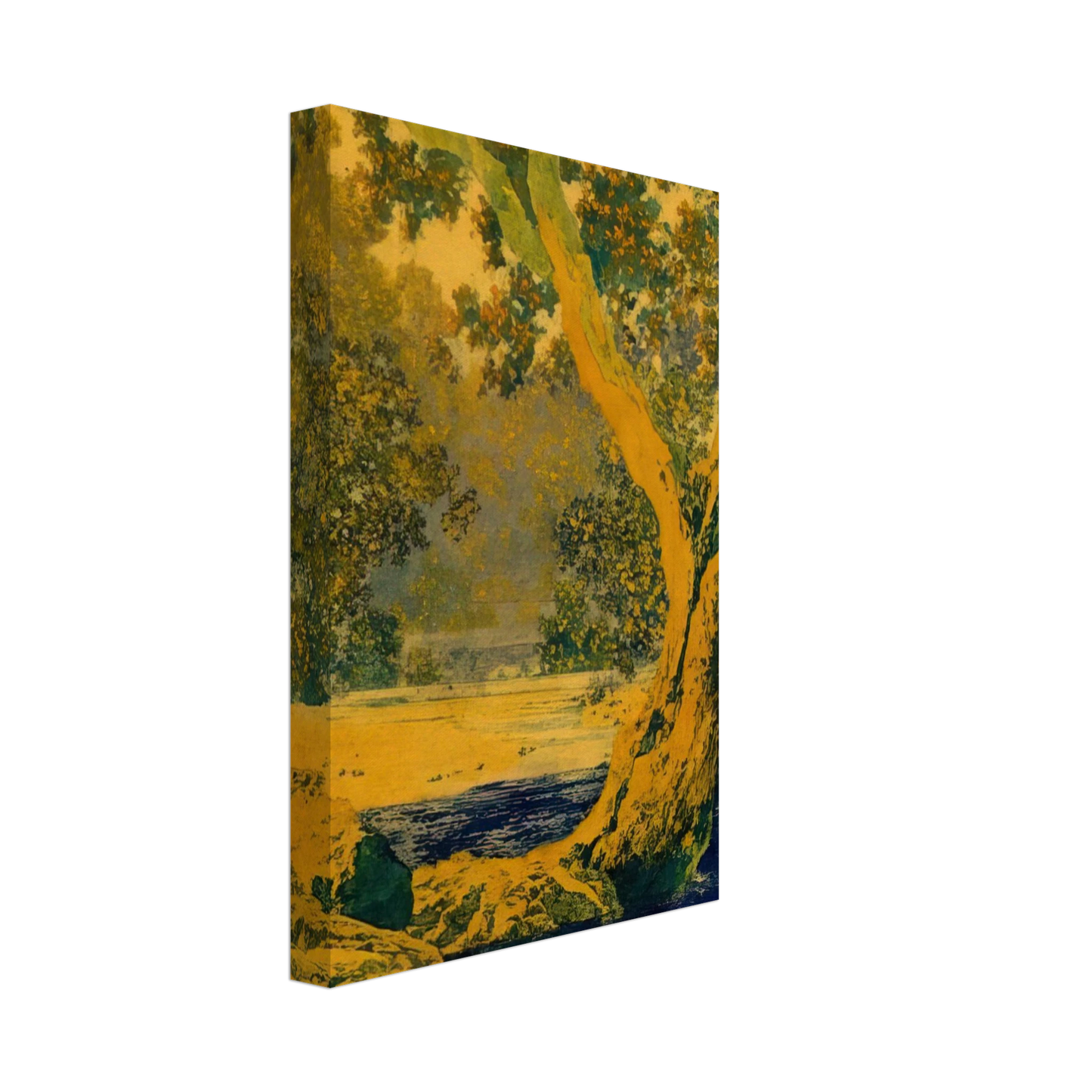 Maxfield Parrish - Study for Autumn Brook Canvas - 70x100 cm / 28x40 inches-canvas