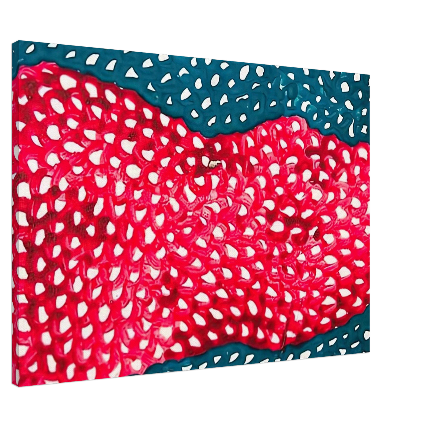 Yayoi Kusama - WAVES 1953 Canvas - 20x30 cm / 8x12 inches-canvas