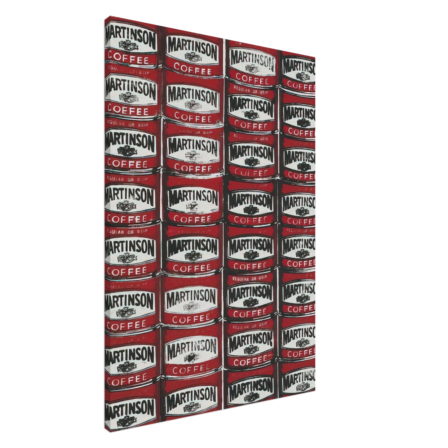 Andy Warhol - Martinson Coffee Canvas - 20x30 cm / 8x12 inches-canvas