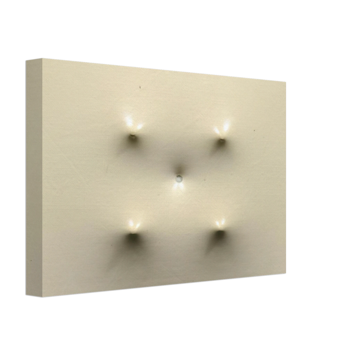 Enrico Castellani - Superficie Bianca - 1967 Canvas - 40x60 cm / 16x24 inches-canvas