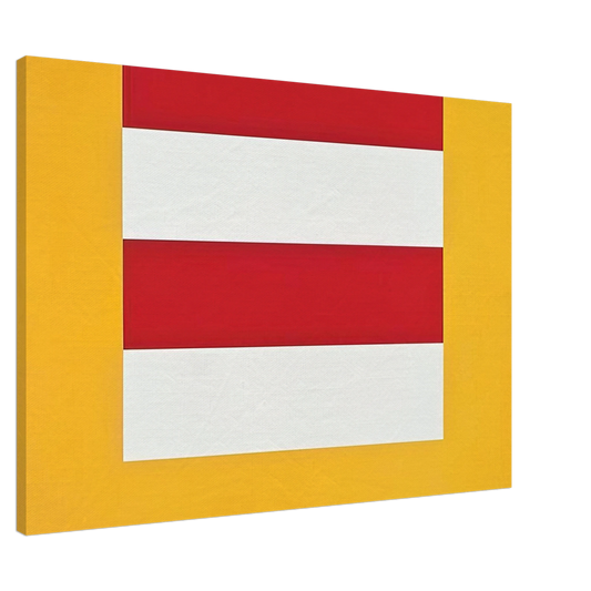 Karl Benjamin - #14 - 1965 Canvas - 20x30 cm / 8x12 inches-canvas