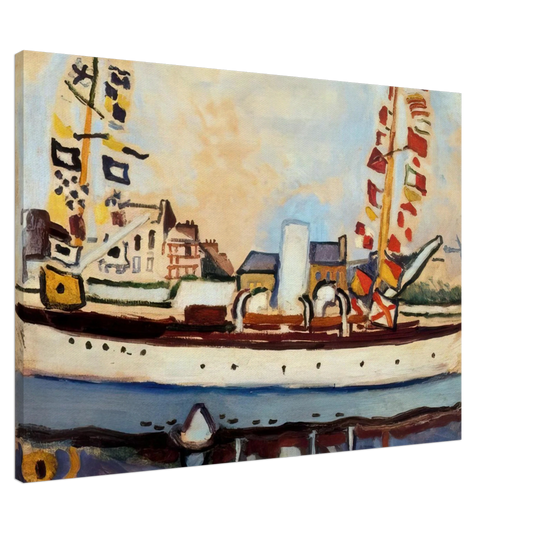 Raoul Dufy - THE ENGLISH YACHT 1906 Canvas - 20x30 cm / 8x12 inches-canvas