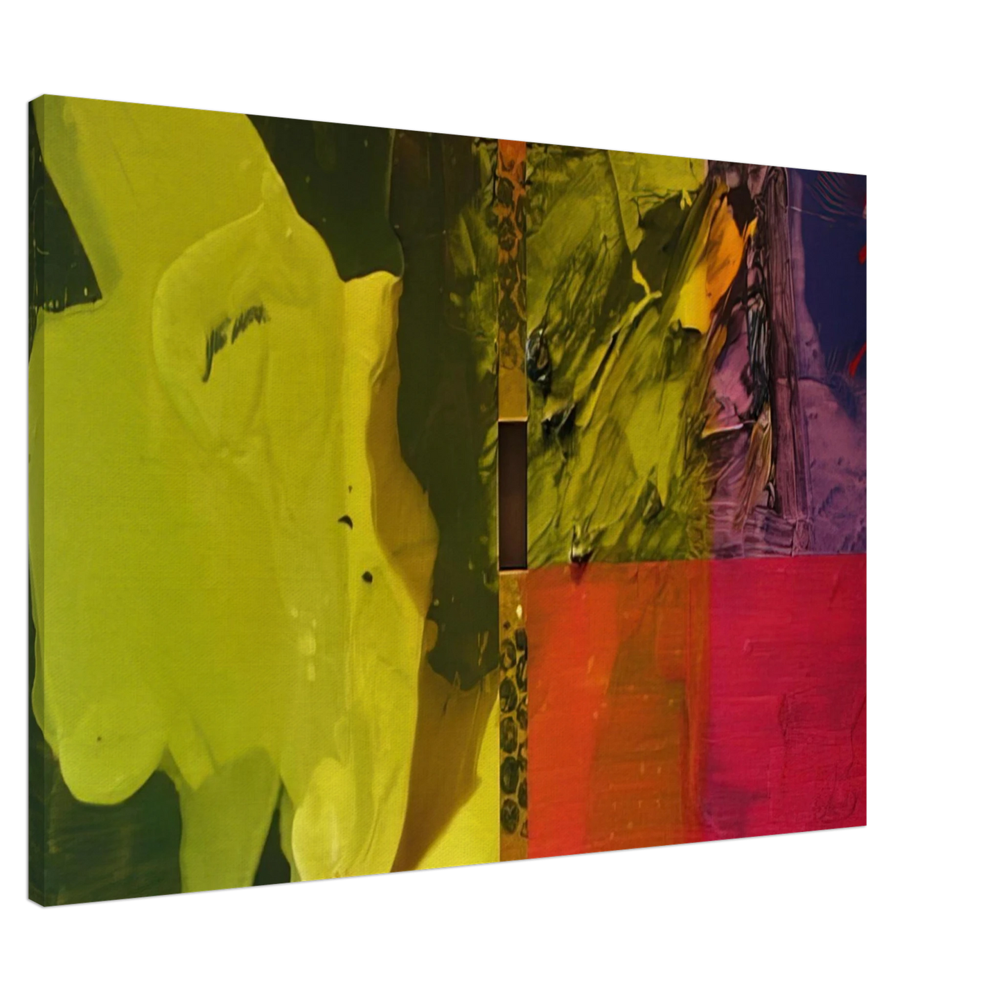 Sam Gilliam - Sea Color Canvas - 20x30 cm / 8x12 inches-canvas