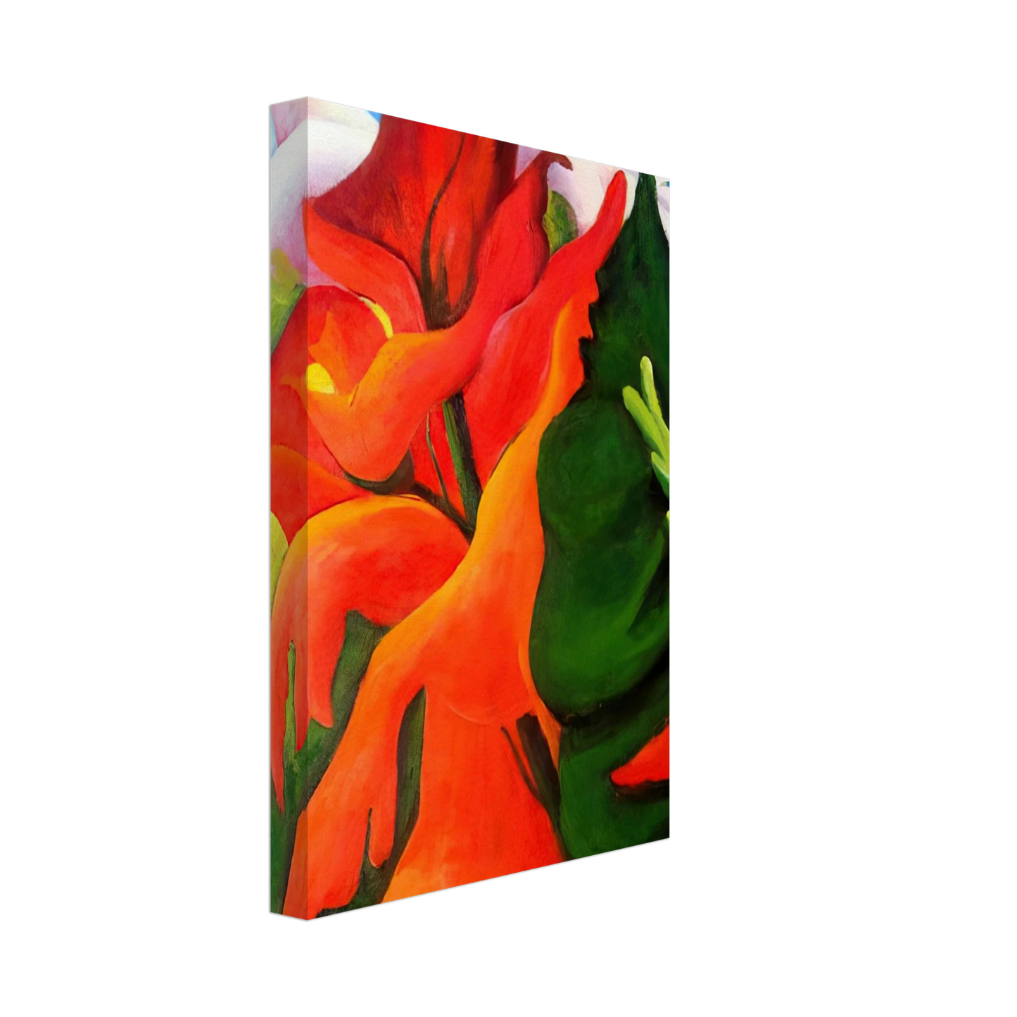 Georgia O'Keeffe - Melting Volcano Canvas - 70x100 cm / 28x40 inches-canvas