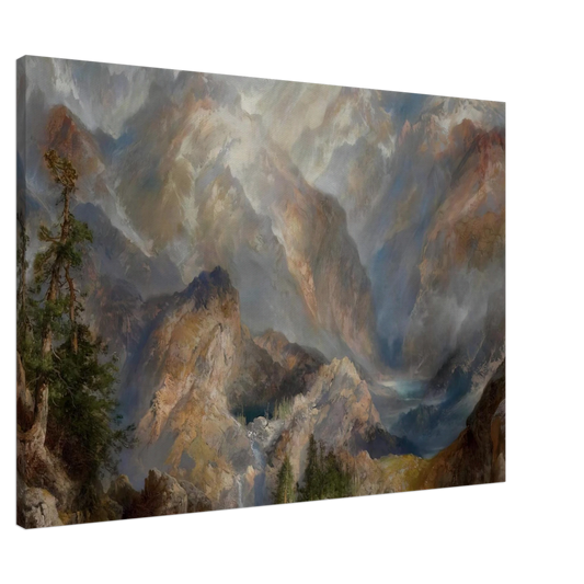 Thomas Moran - Morning in the Sierras, Nevada Canvas - Default Title-canvas
