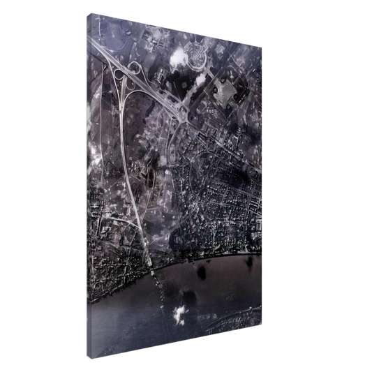 Gerhard Richter - 14 FEB 45 2002 Canvas - 20x30 cm / 8x12 inches-canvas