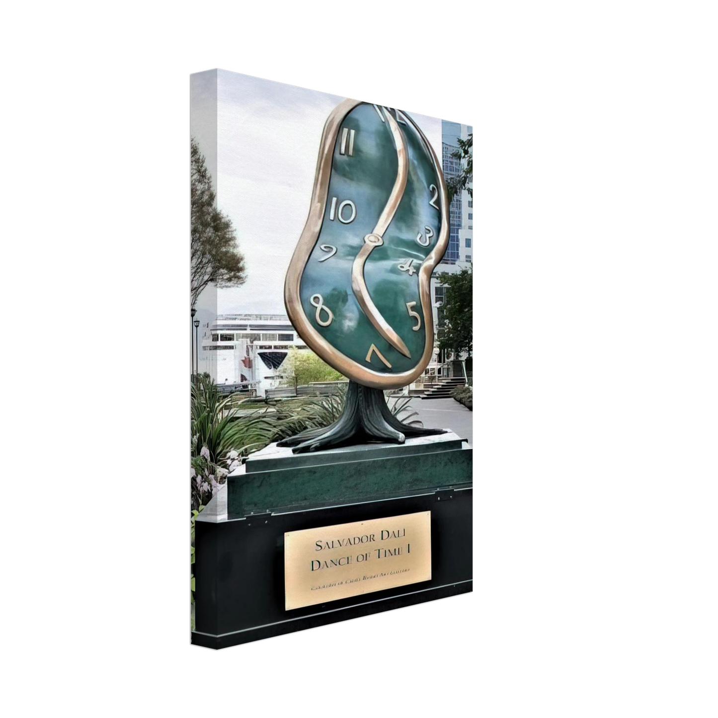 Salvador Dali - DANCE OF TIME I 1984 Canvas - 40x60 cm / 16x24 inches-canvas