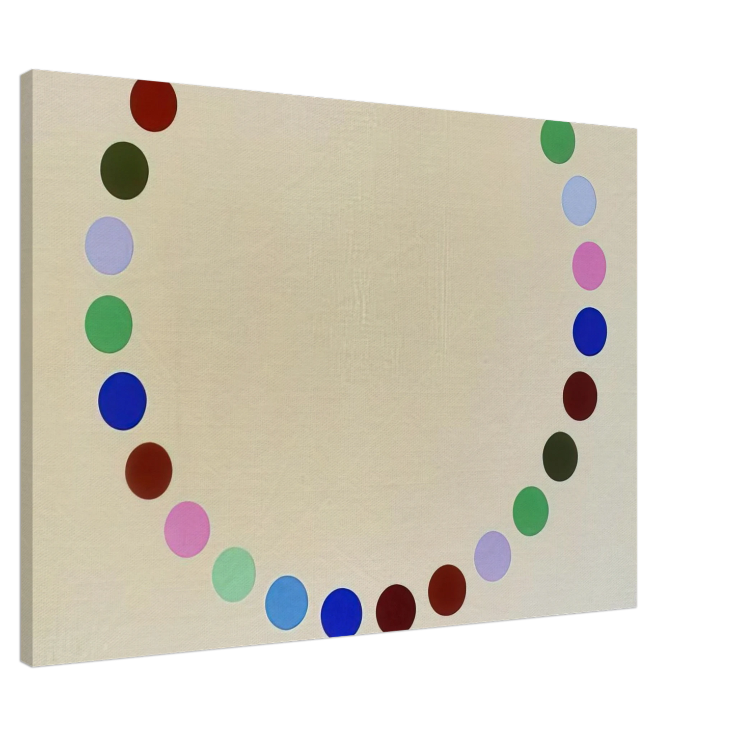 Thomas Downing - Horseshow Two - 1971 Canvas - 20x30 cm / 8x12 inches-canvas