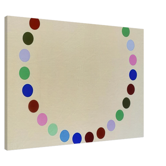 Thomas Downing - Horseshow Two - 1971 Canvas - 20x30 cm / 8x12 inches-canvas