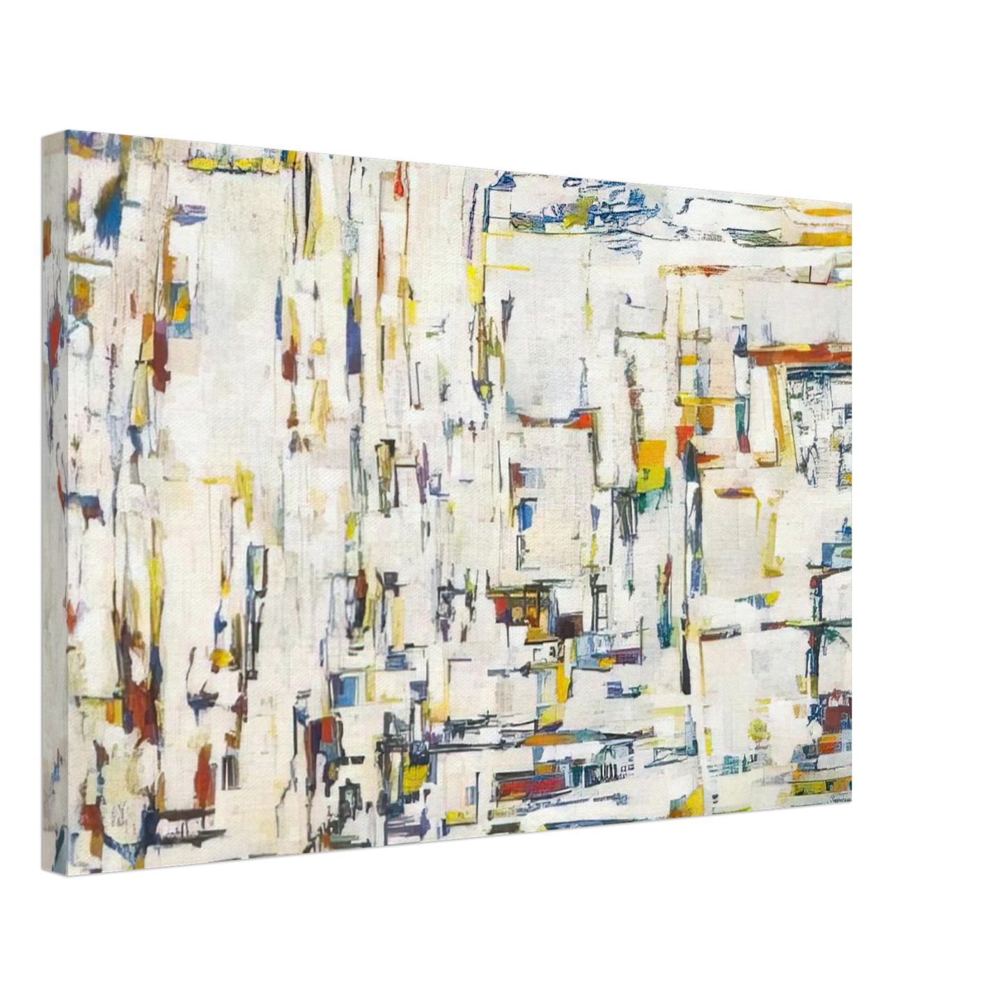 Maria Helena Vieira da Silva - Untitled - 1995 Canvas - 40x60 cm / 16x24 inches-canvas