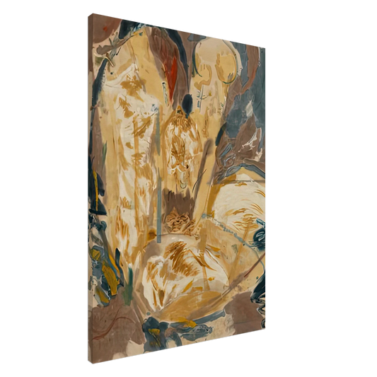 Helen Frankenthaler - Giralda, 1956- Canvas - 20x30 cm / 8x12 inches-canvas