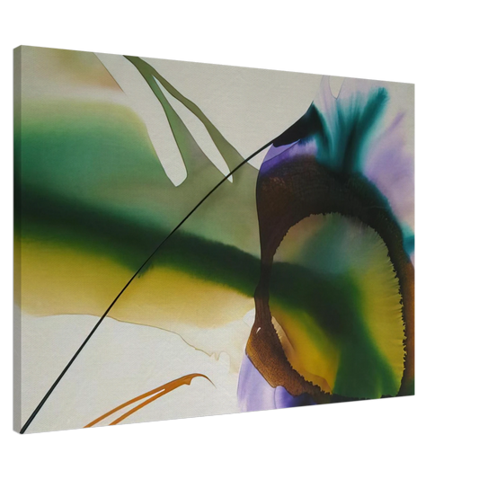 Paul Jenkins - Phenomena Amber Sight Canvas - 20x30 cm / 8x12 inches-canvas