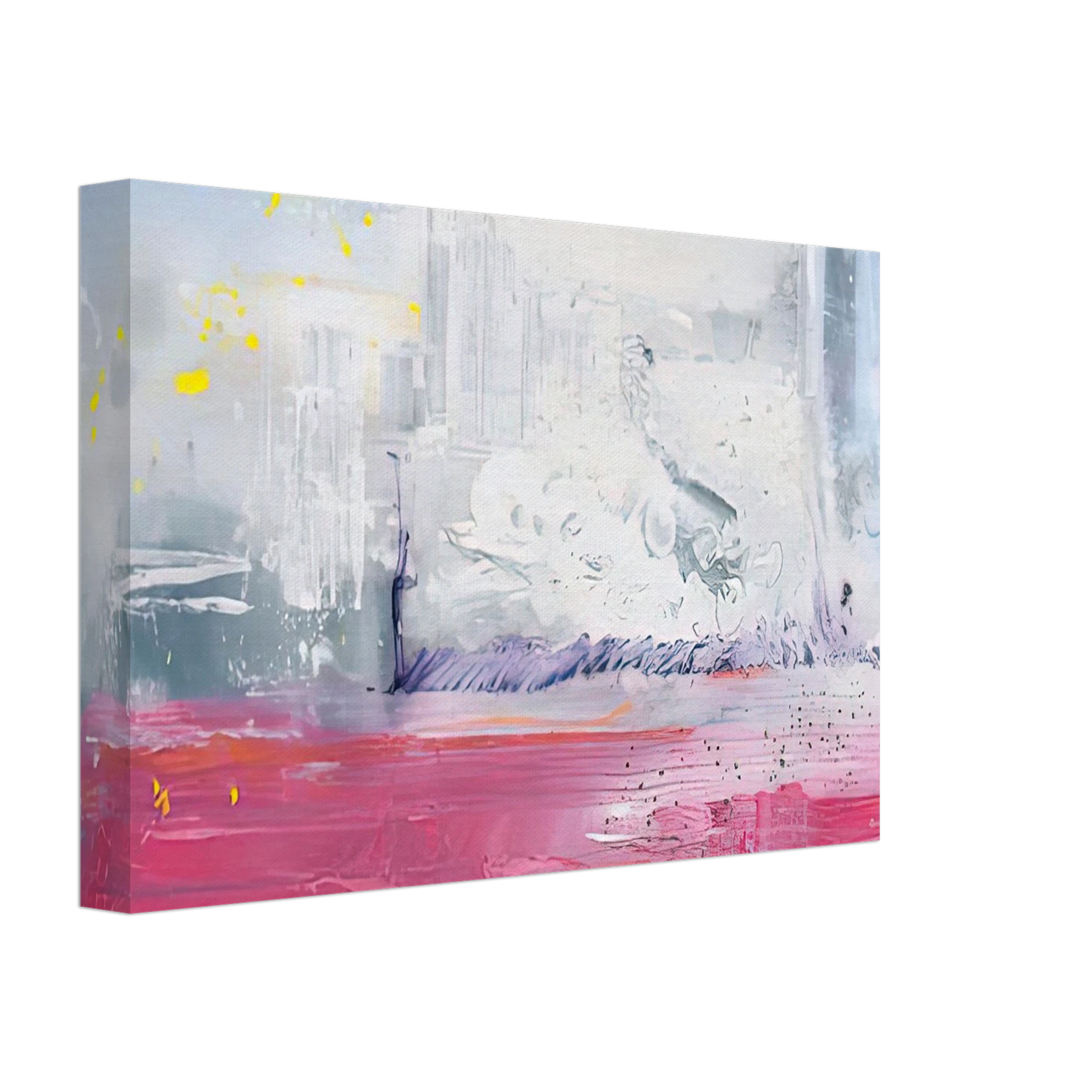 Helen Frankenthaler - Hot Ice, 1990- Canvas - 70x100 cm / 28x40 inches-canvas