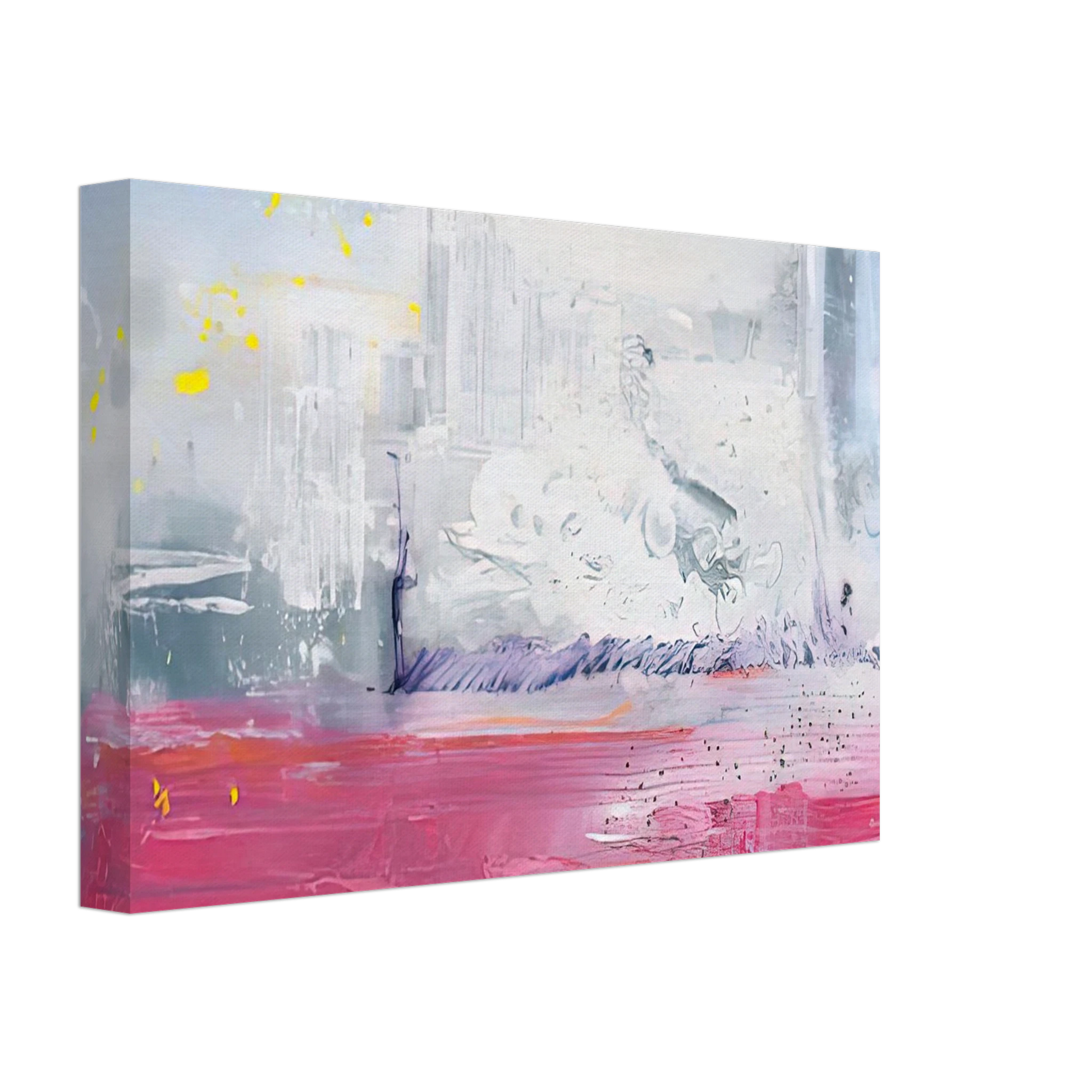 Helen Frankenthaler - Hot Ice, 1990- Canvas - 70x100 cm / 28x40 inches-canvas