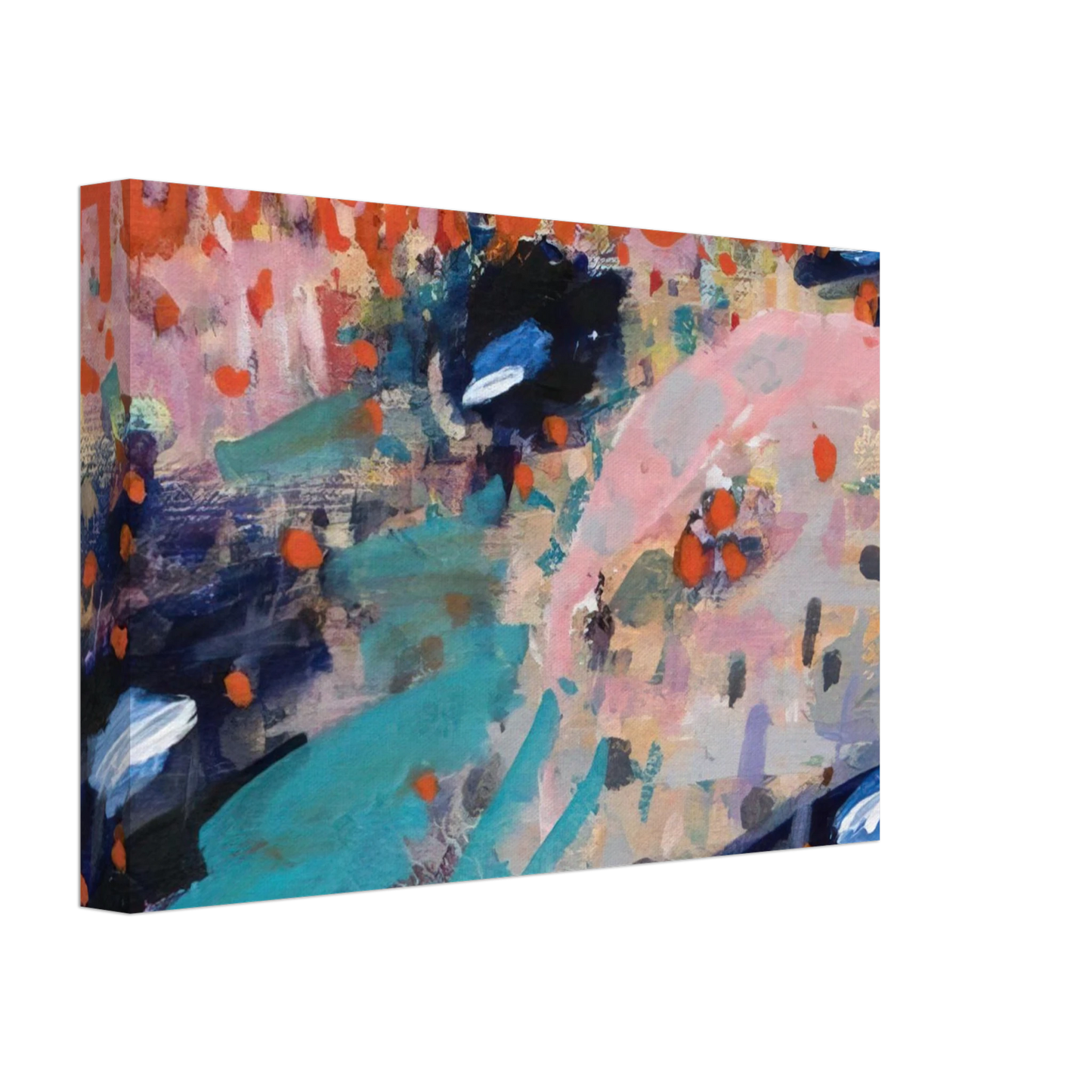 Paul Thek - Hurrah Vacuii!! - 1988 Canvas - 40x60 cm / 16x24 inches-canvas