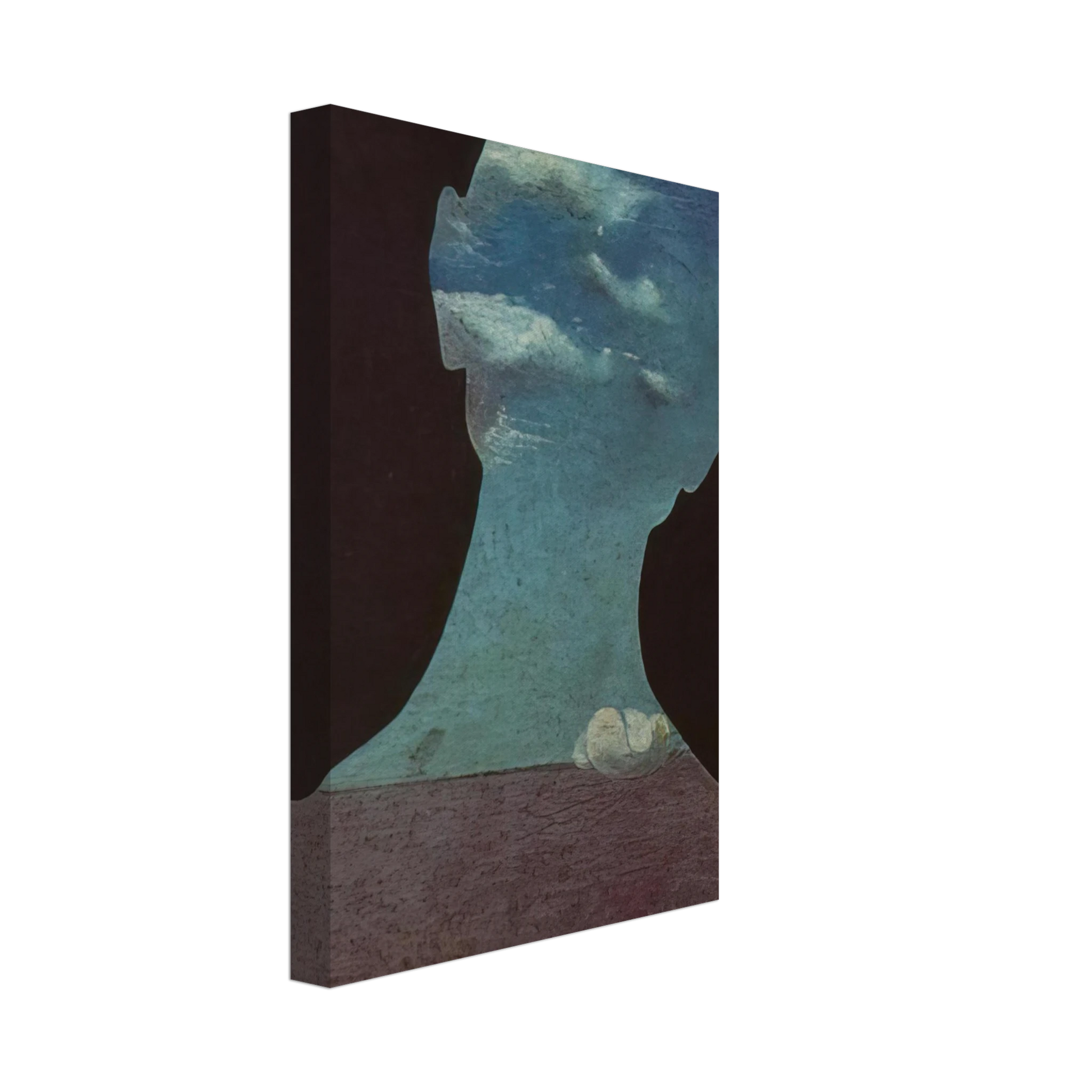 Salvador Dali - MAN WITH HIS HEAD FULL OF CLOUDS Canvas - 70x100 cm / 28x40 inches-canvas