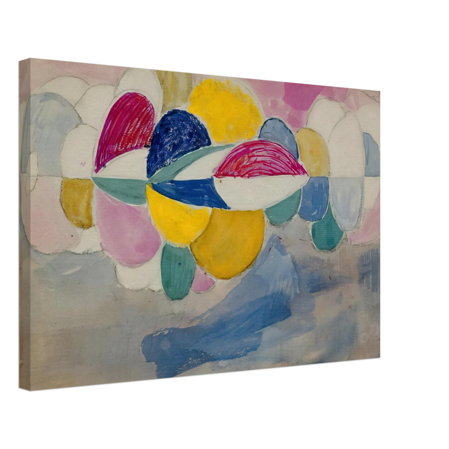 Louise Bourgeois - UNTITLED 1969 Canvas - 70x100 cm / 28x40 inches-canvas