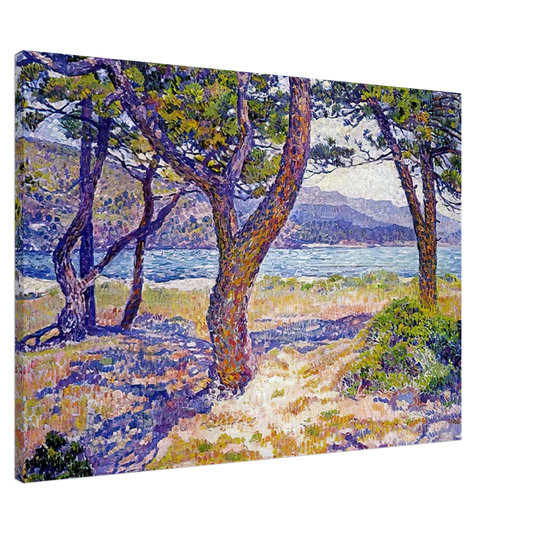 Theo van Rysselberghe - IL MEDITERRANEO PRESSO LE LAVANDOU Canvas - 20x30 cm / 8x12 inches-canvas