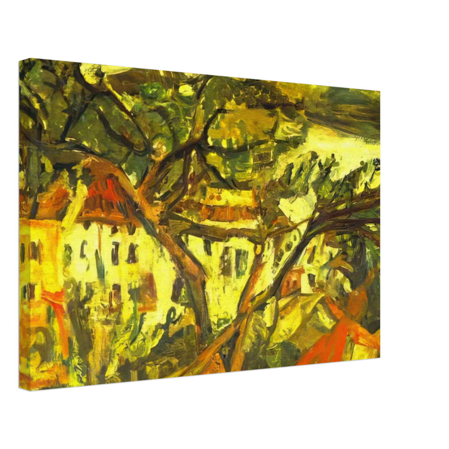 Chaim Soutine - LANDSCAPE OF THE SOUTH OF FRANCE Canvas - 40x60 cm / 16x24 inches-canvas