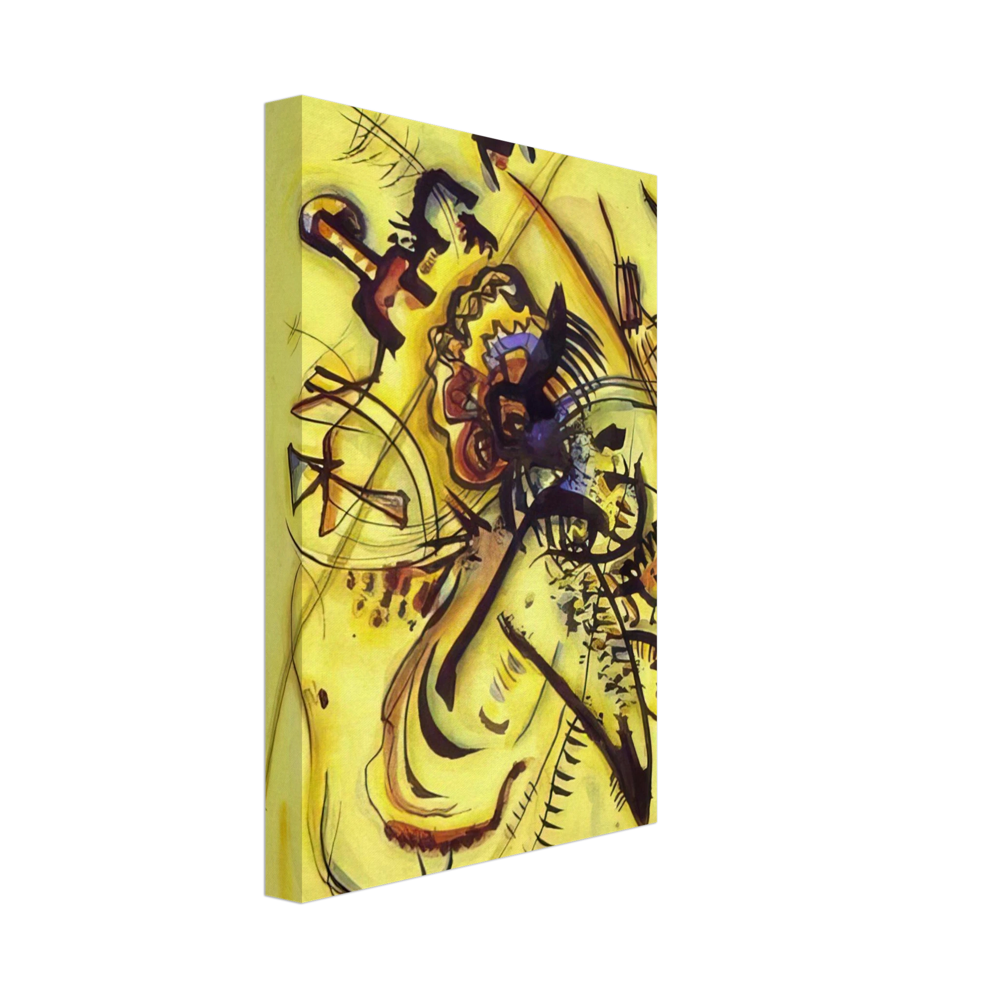 Wassily Kandinsky - TO THE UNKNOWN VOICE 1916 Canvas - 70x100 cm / 28x40 inches-canvas