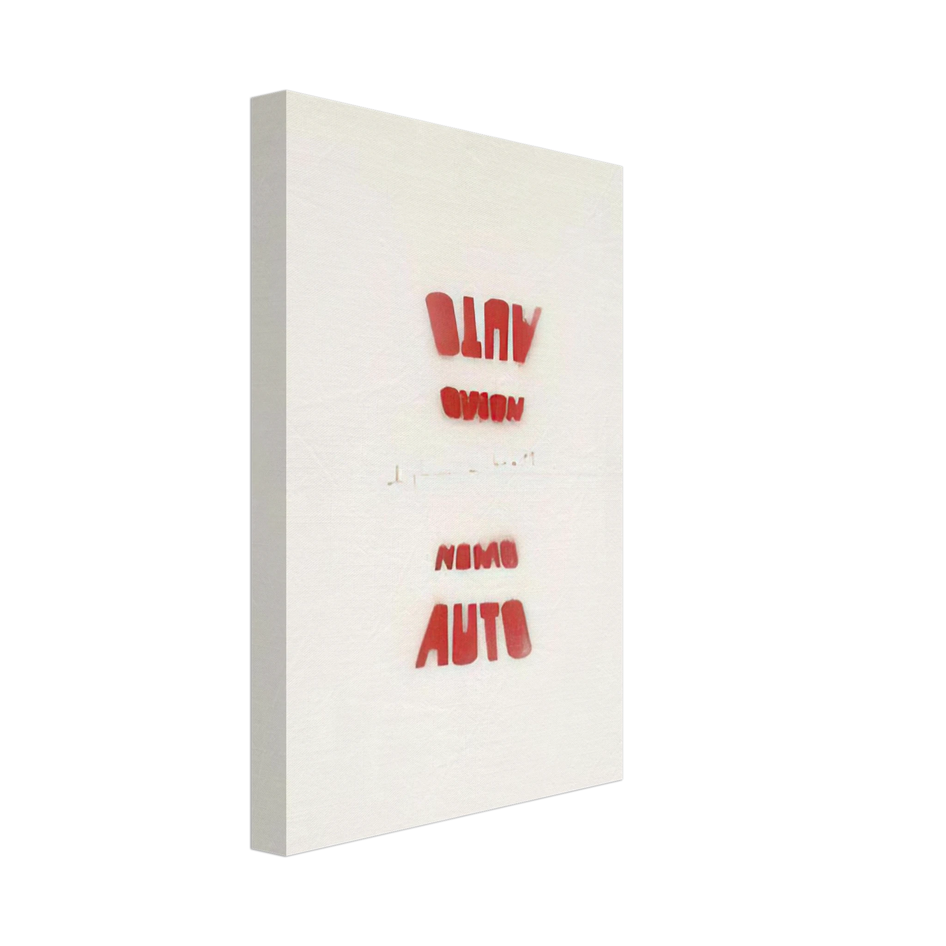 Alighiero Boetti - AUTO NOMO I VEDENTI 1979 Canvas - 40x60 cm / 16x24 inches-canvas
