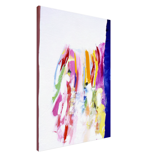 Ronnie Landfield - Jubilant Blue - 1972 Canvas - 20x30 cm / 8x12 inches-canvas