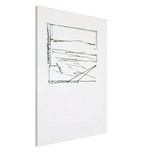 Brice Marden - Greece Summer - 1974 Canvas - 20x30 cm / 8x12 inches-canvas