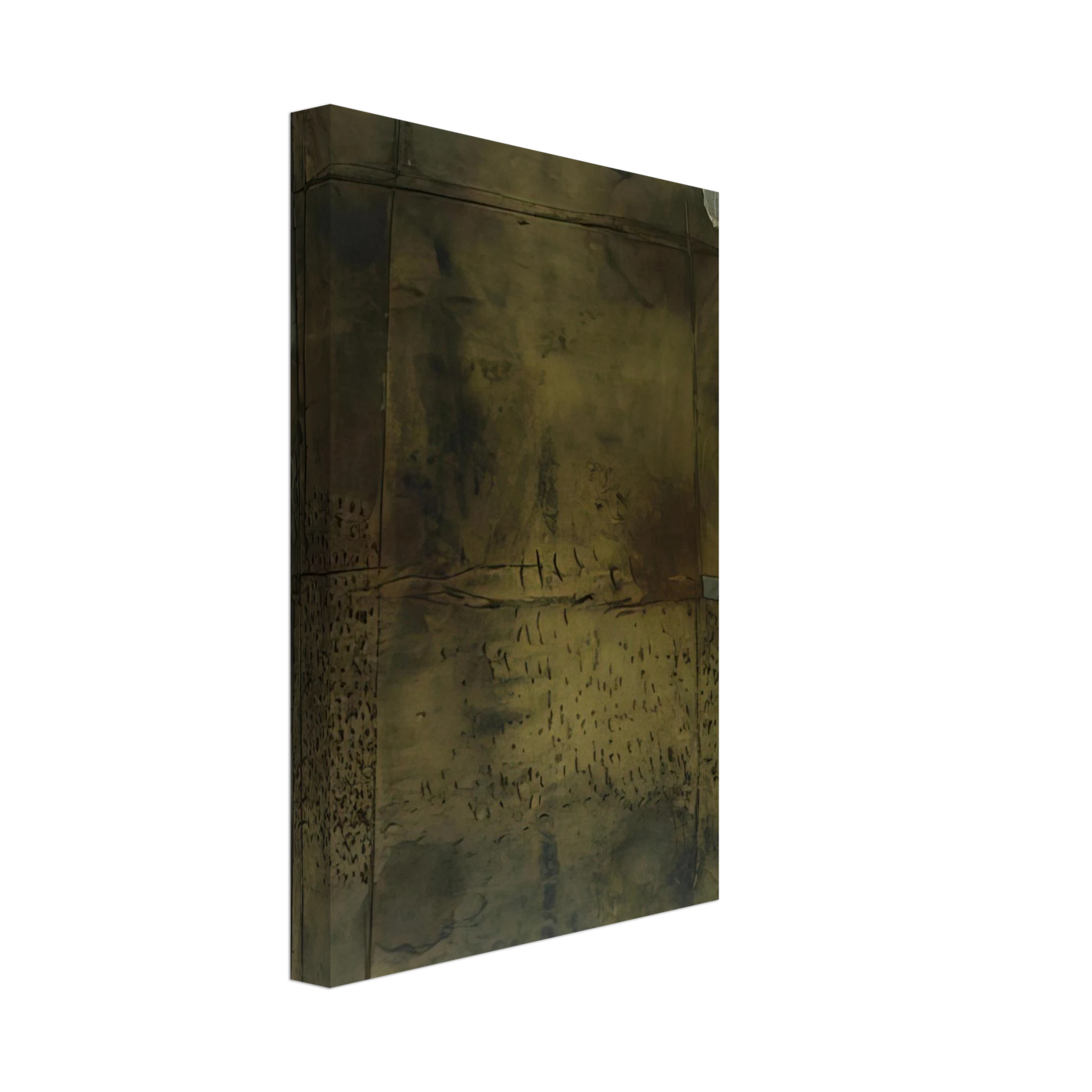 Antoni Tapies - GREY OCHRE 1958 Canvas - 40x60 cm / 16x24 inches-canvas