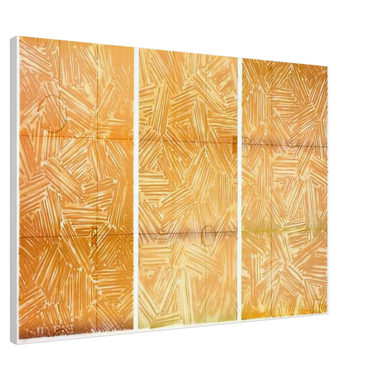 Jasper Johns - USUYUKI 1979 Canvas - 20x30 cm / 8x12 inches-canvas